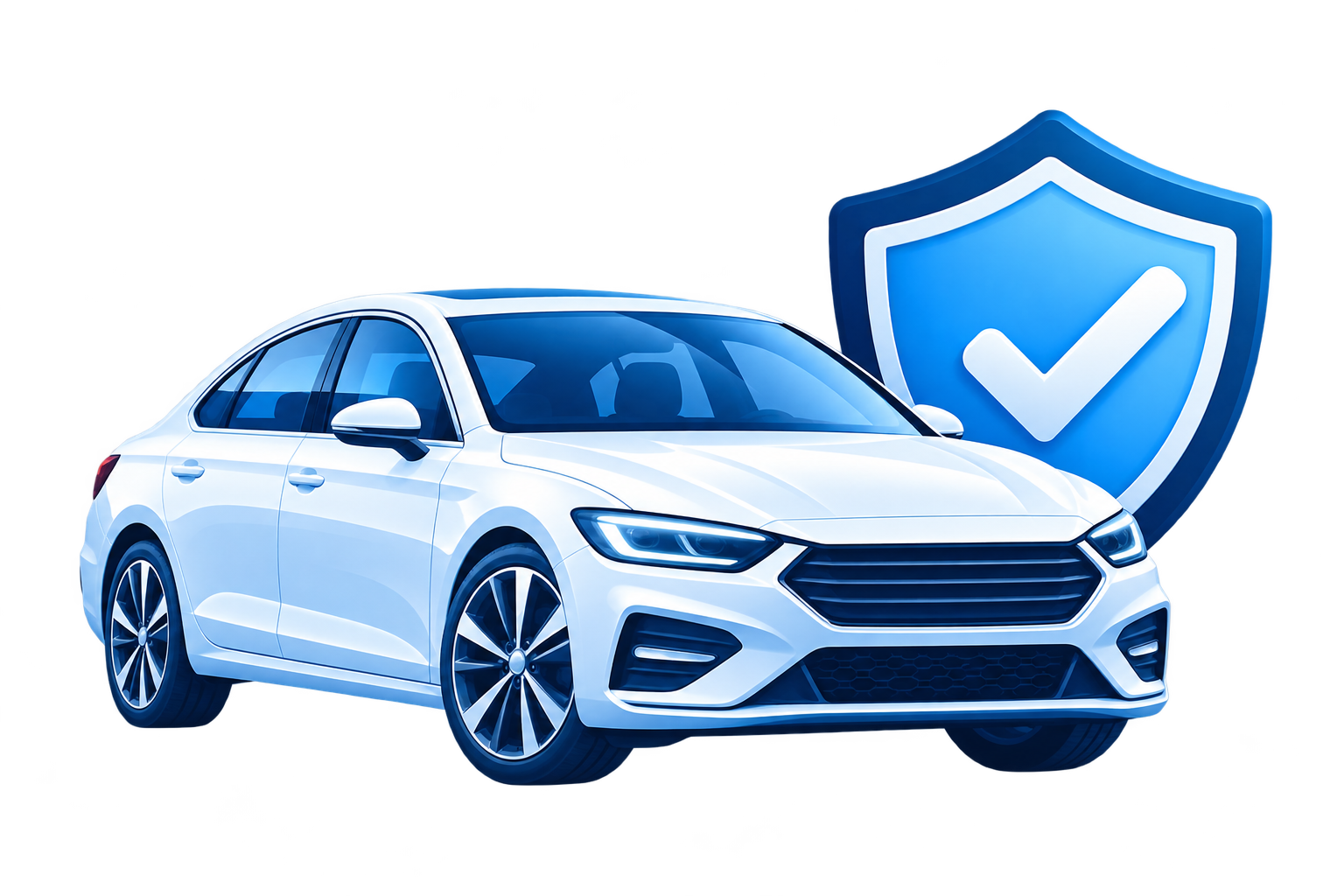 car with checkmark